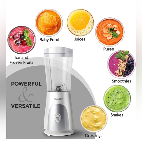 New Müeller Ultra Bullet Single Serve Personal Blender 15.2oz NWT - Picture 5 of 6